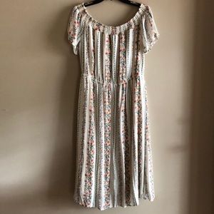 Old Navy floral print midi dress